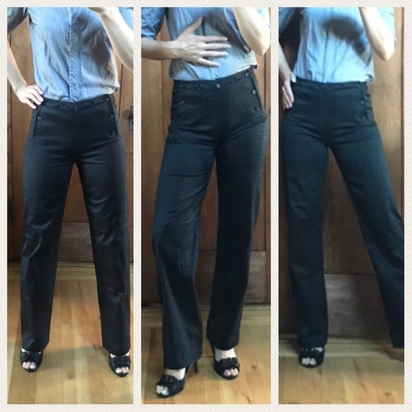 NWOT Yumi Mazao Sailor Waisted Pants - Picture 1 of 8